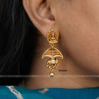 Gajah and Lakshmi Jhumka RF2039