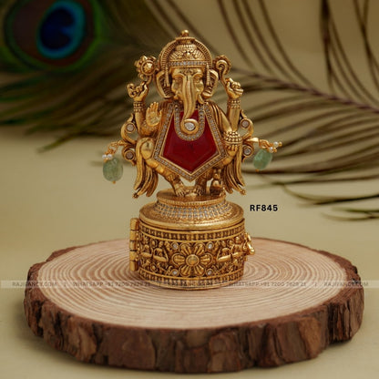 Ganesha Ruby Kumkum Box