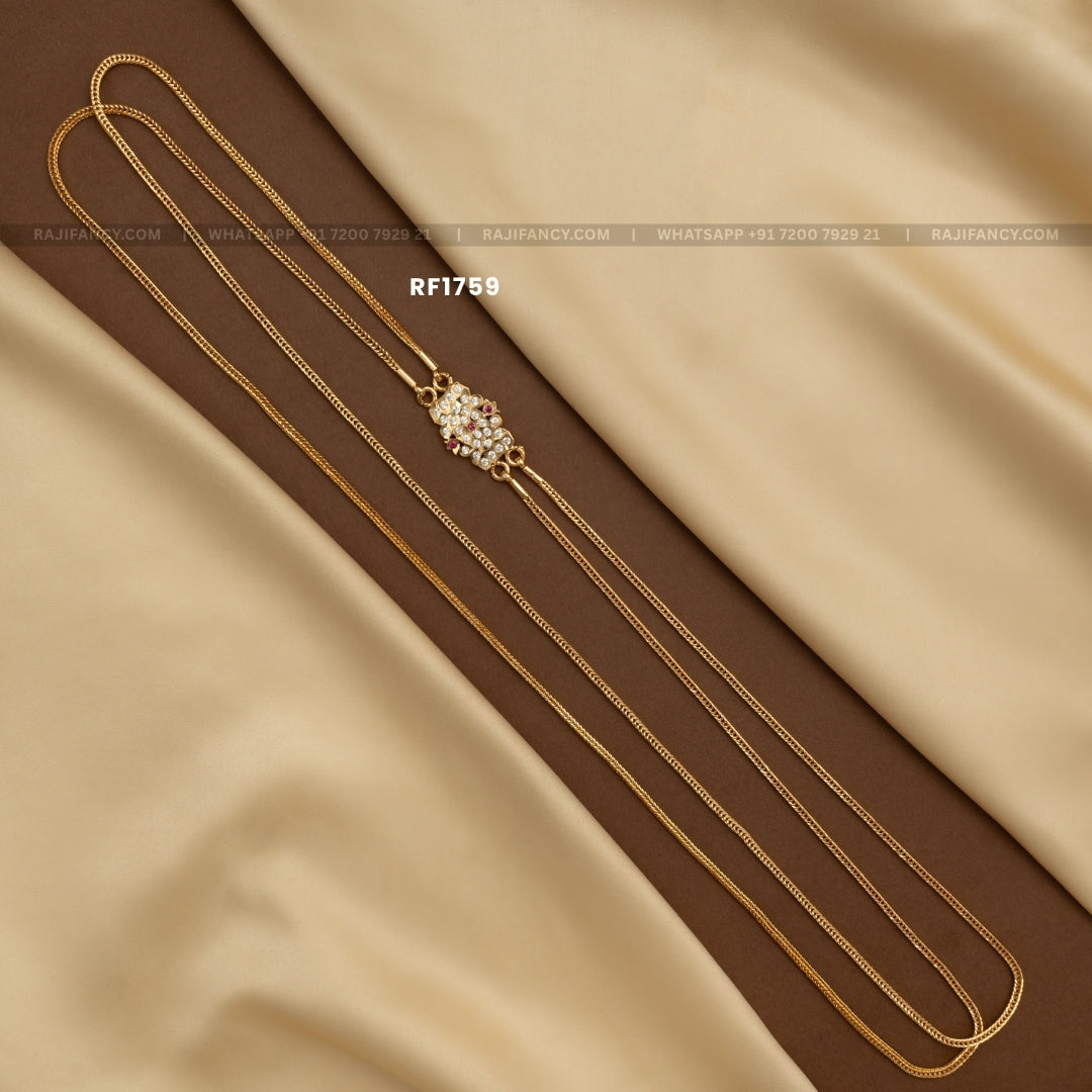 Glimmer Weave Mugappu Chain RF1759