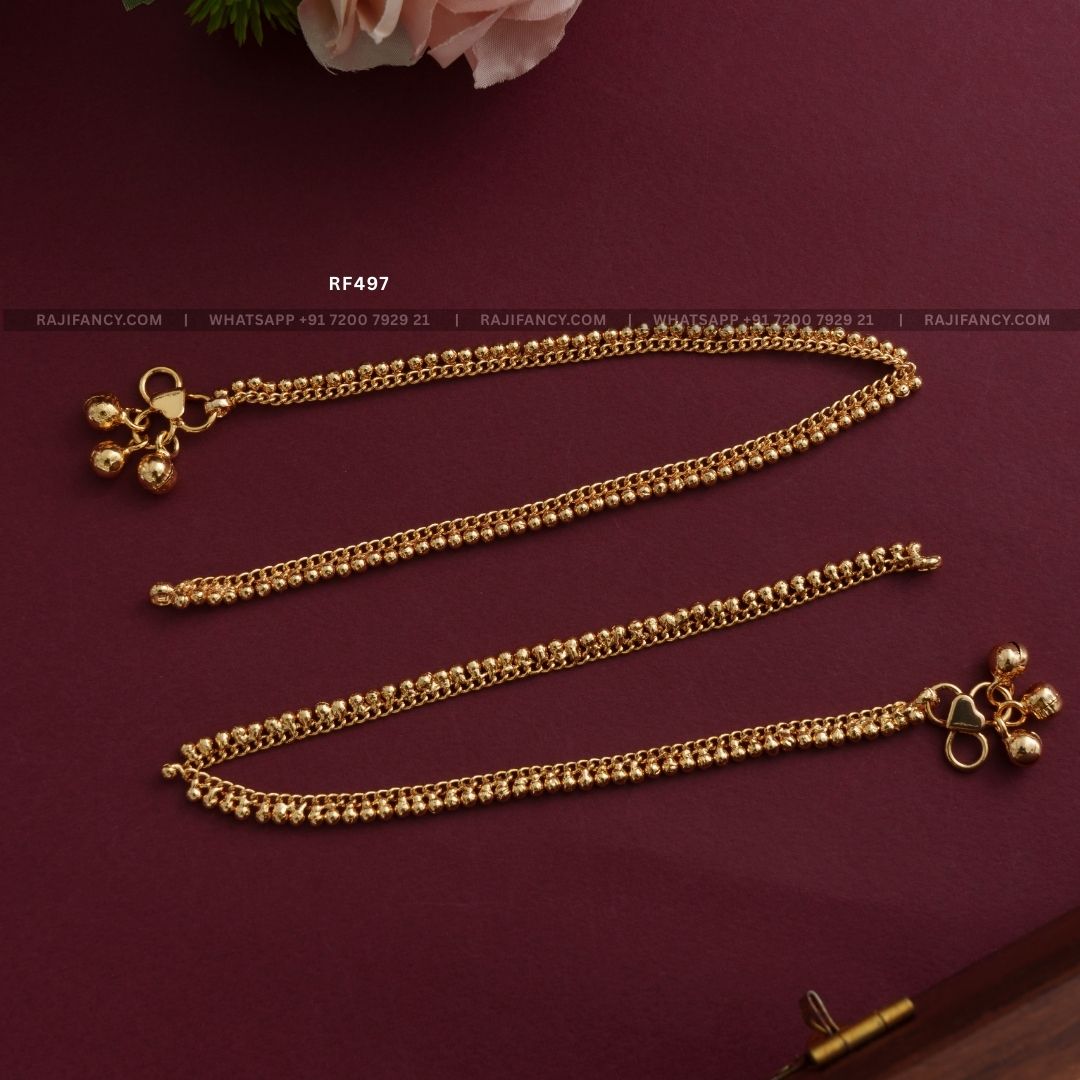 Gold Ball Anklet