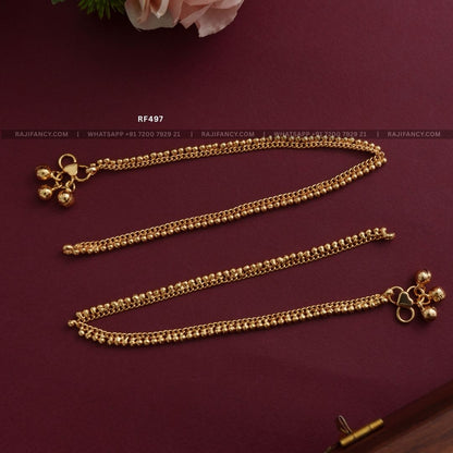 Gold Ball Anklet