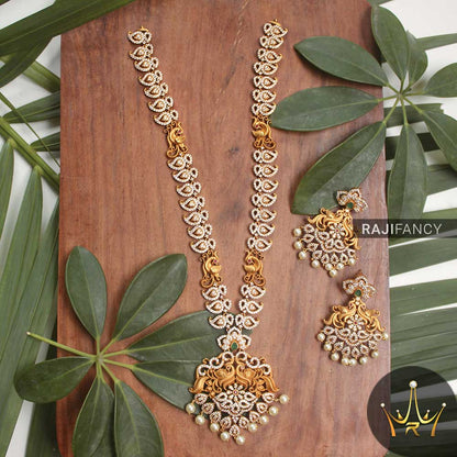 AD Floral Peacock Haram