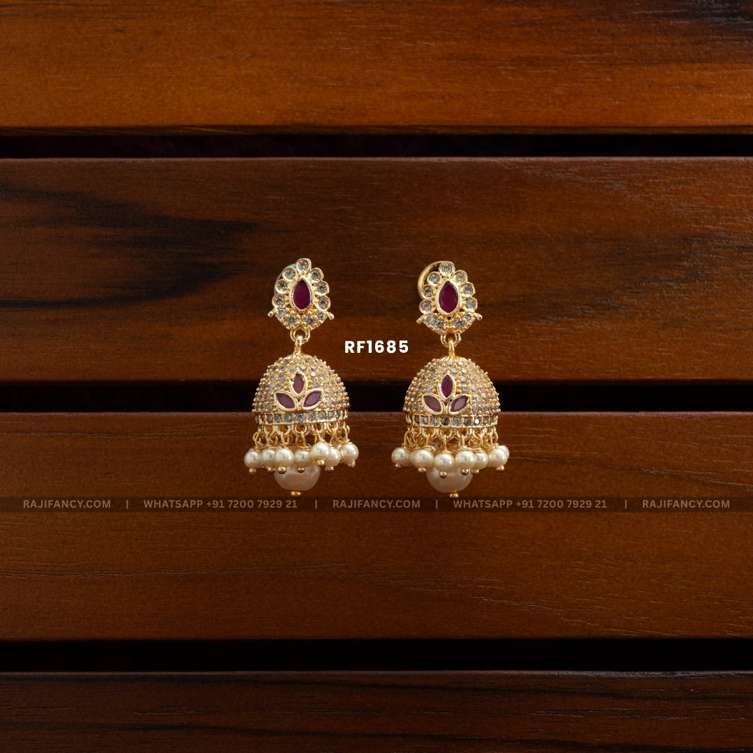 Charvi Ruby Jhumka RF1685