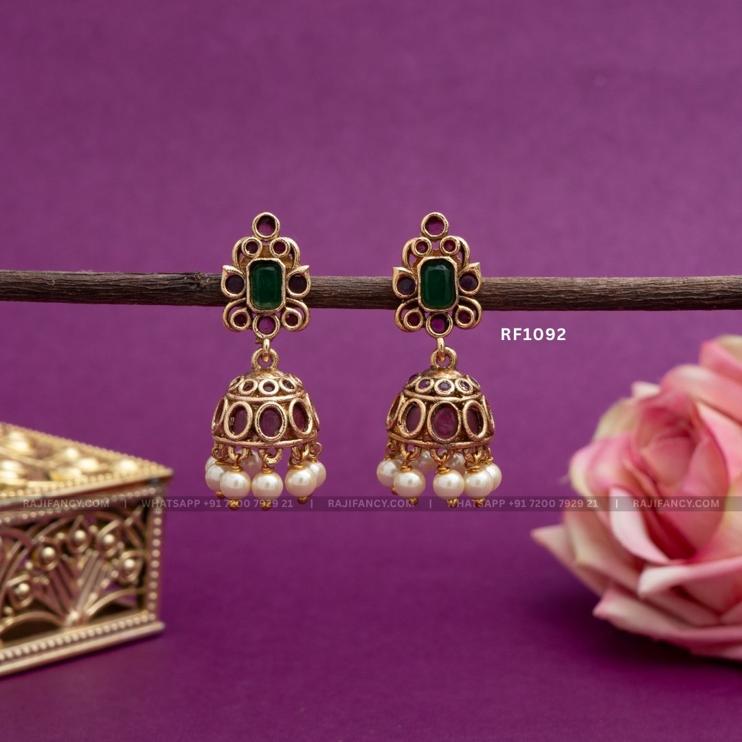 Kemp pearl Jhumki