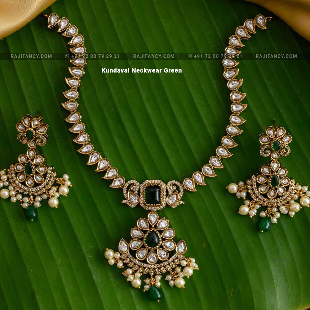 Kundavai Neckwear Green