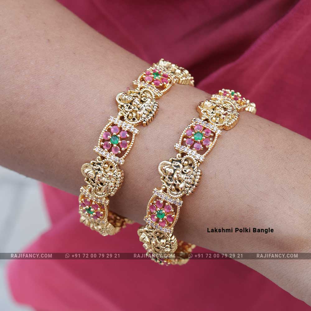 Lakshmi Polki Bangle