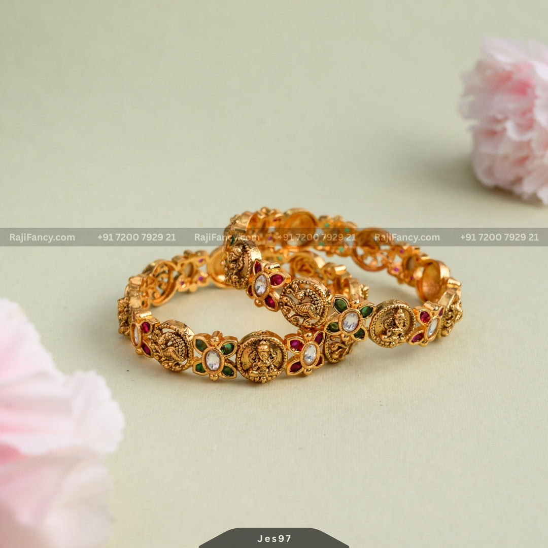 Lakshmi Peacock Bangle