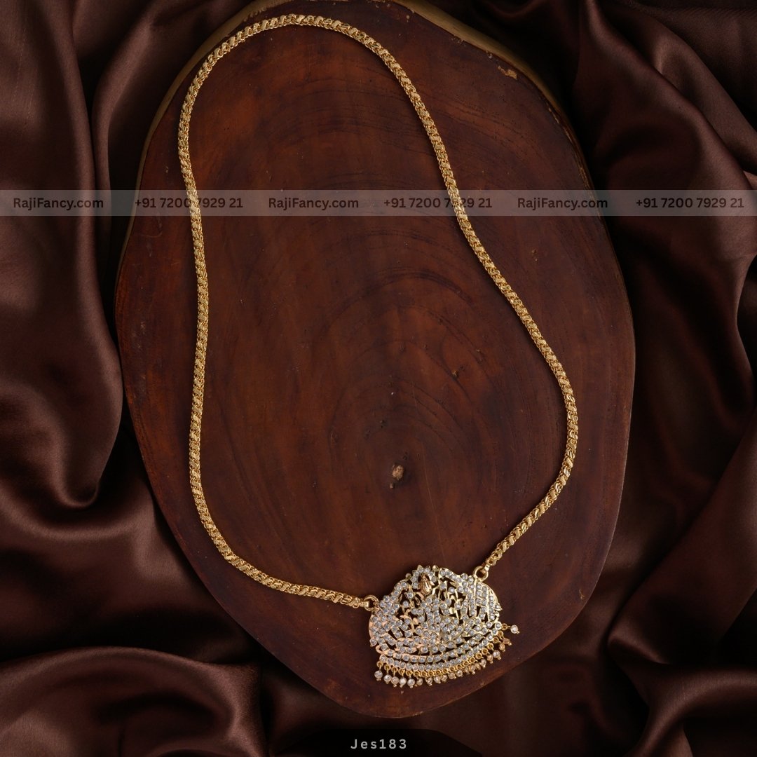 Lakshmi White Dollar Chain
