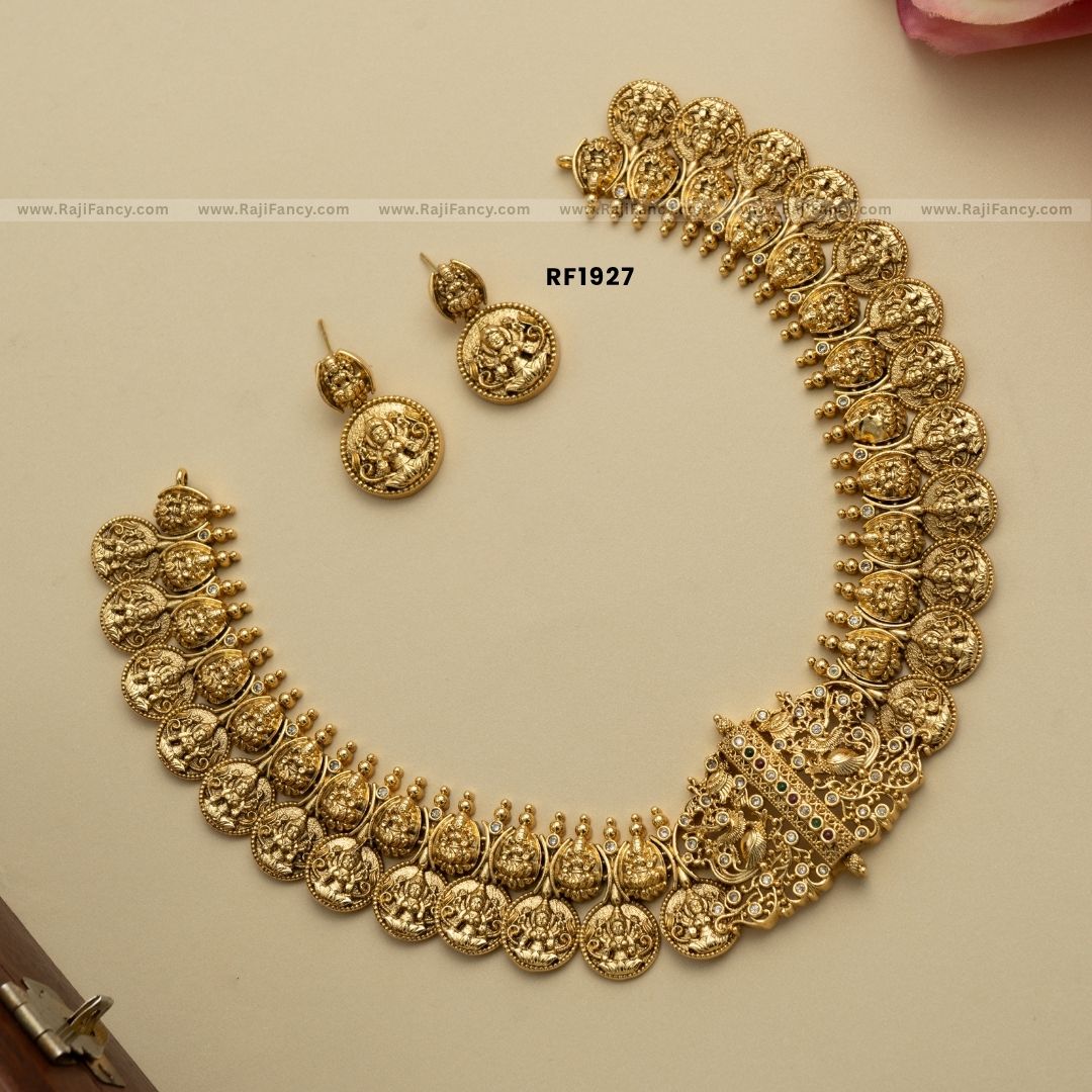 Layered Lakshmi Kasu Necklace RF1927