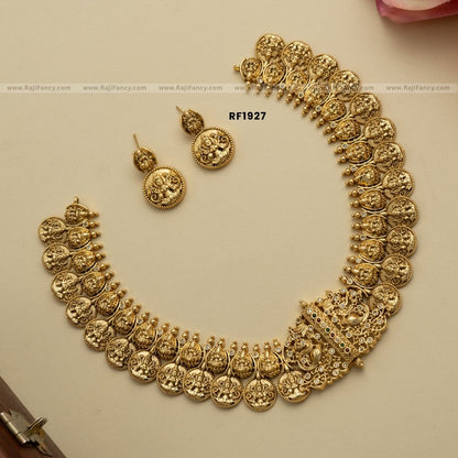 Layered Lakshmi Kasu Necklace RF1927