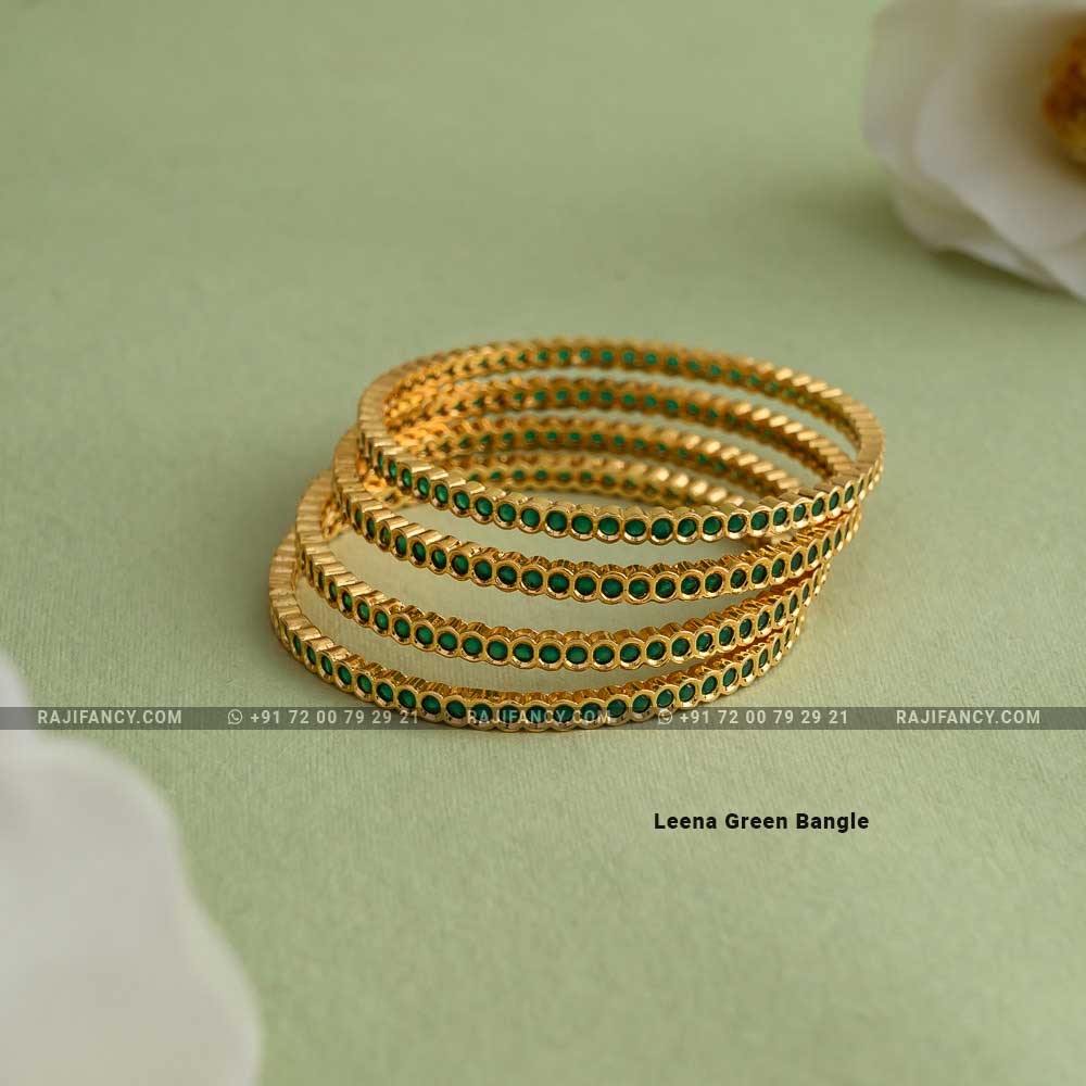 Leena Green Bangle