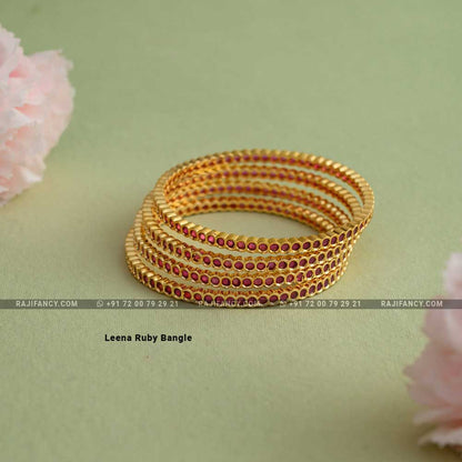 Leena Ruby Bangle