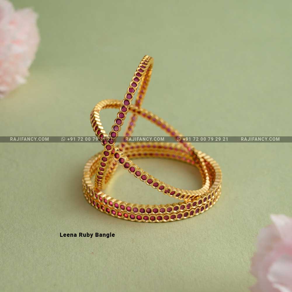 Leena Ruby Bangle