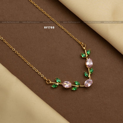 Lilac & Emerald Blossom Chain RF1788