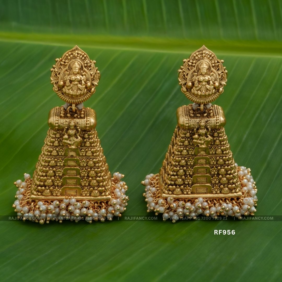 Long Gopuram Jhumka