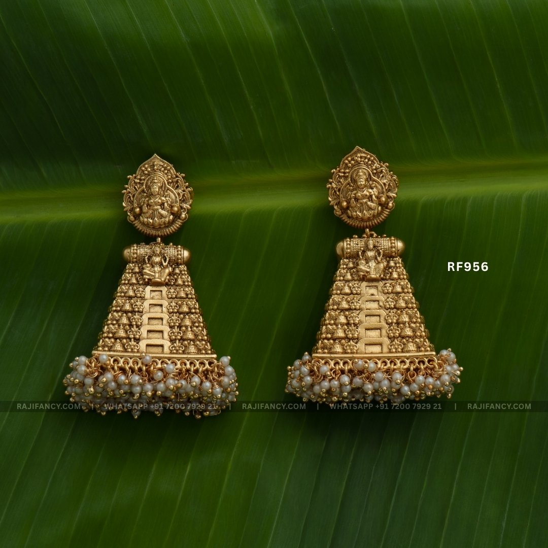Long Gopuram Jhumka