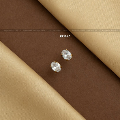 Luxe Oval Stud RF1940