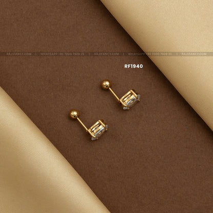 Luxe Oval Stud RF1940