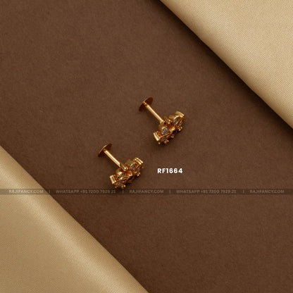 LuxeRuby Starburst Earring