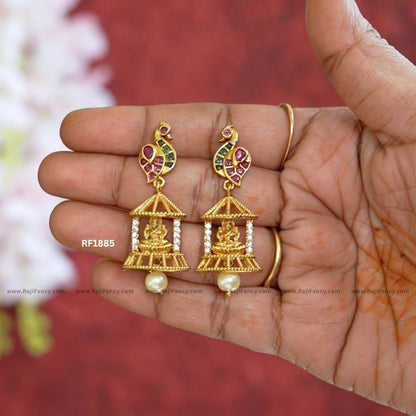 Mahalakshmi Cage Jhumka RF1885