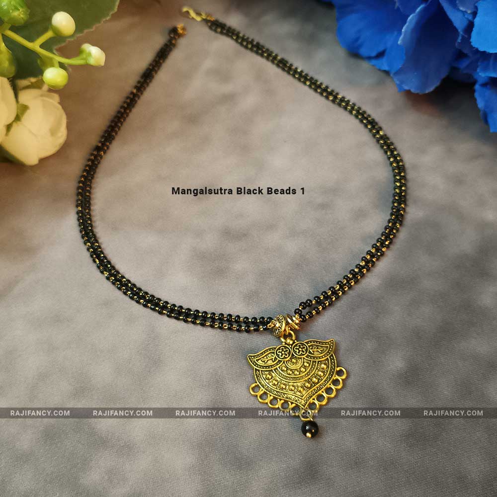 Mangalsutra Black Beads 1