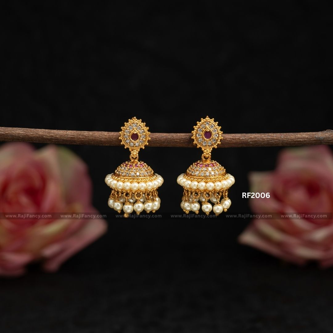 Meenakari RW Jhumka RF2006