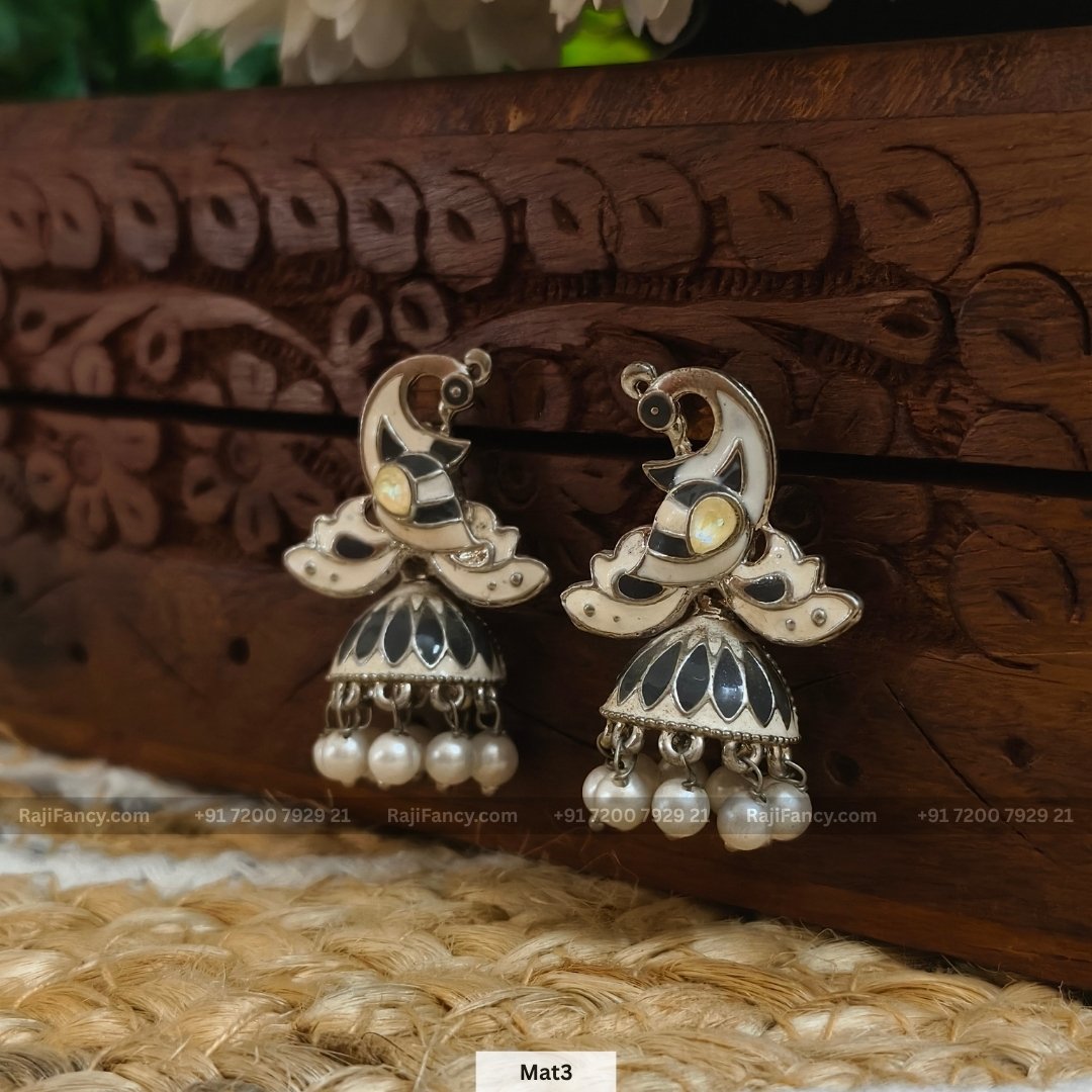 Meenankari Peacock black