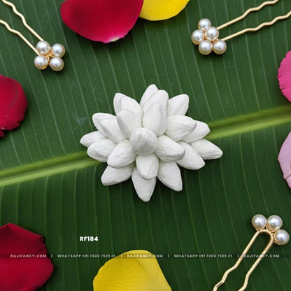 Mogra Artificial Flower Clips