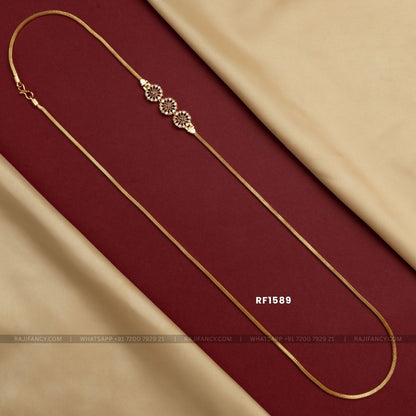 Mythili Tricolor Mop Chain (30 Inches)