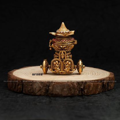 Hanuman & Elephant Kumkum Box RF1958