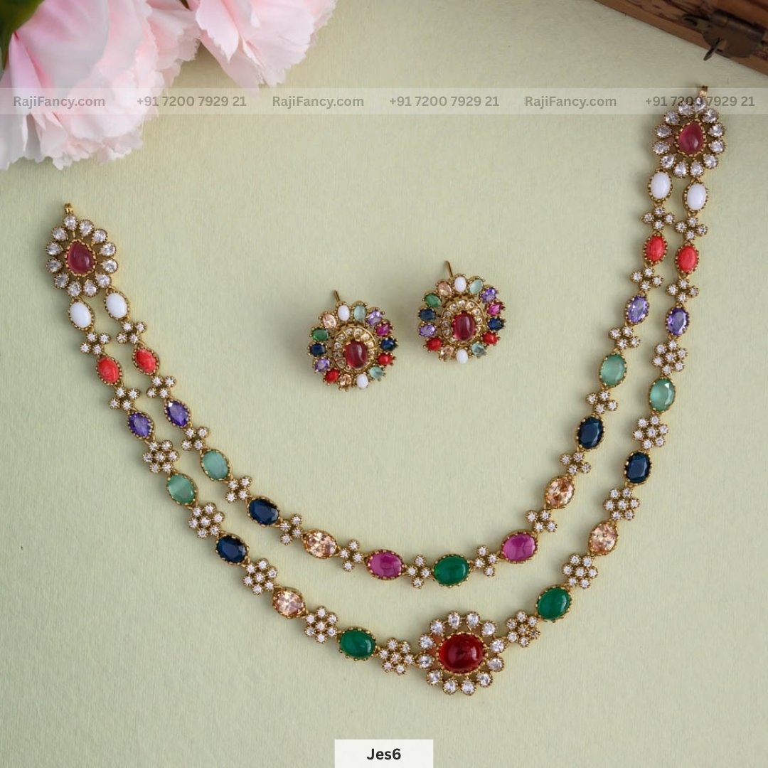 Neelima Navarathana Necklace