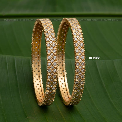 Netra white Bangle
