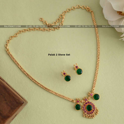 Palak 2 Stone Set