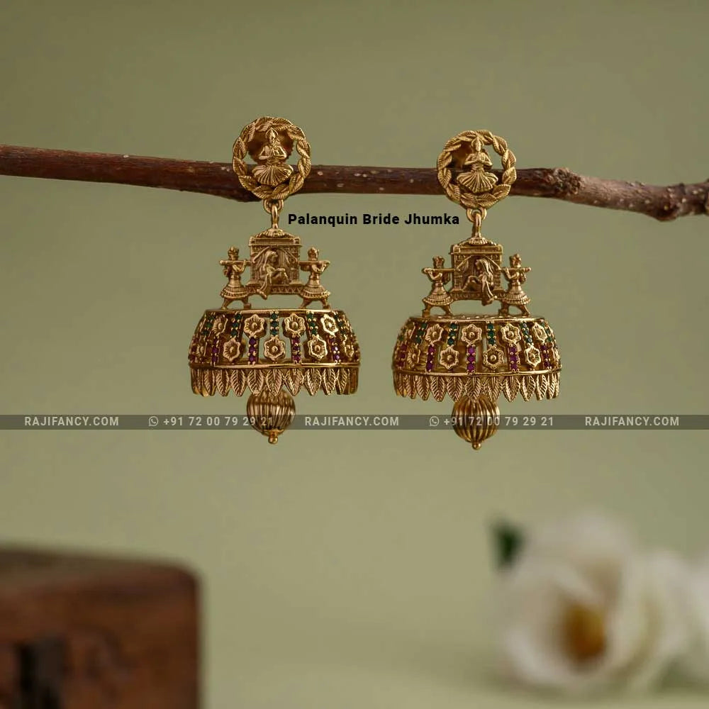 Palanquin Bride Jhumka