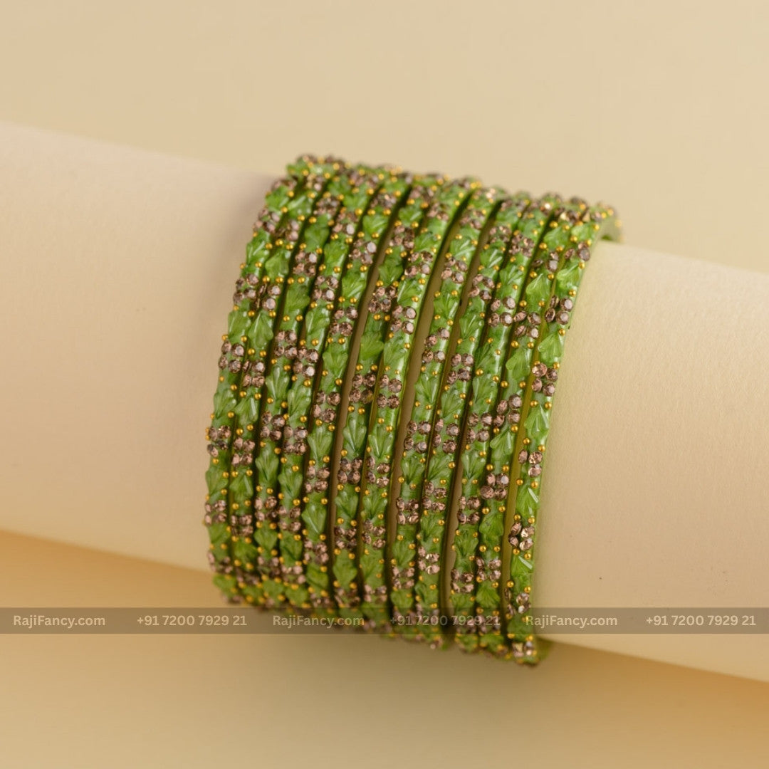 Pastel Leaf Bangle