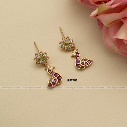 Peacock Charm Necklace RF1781