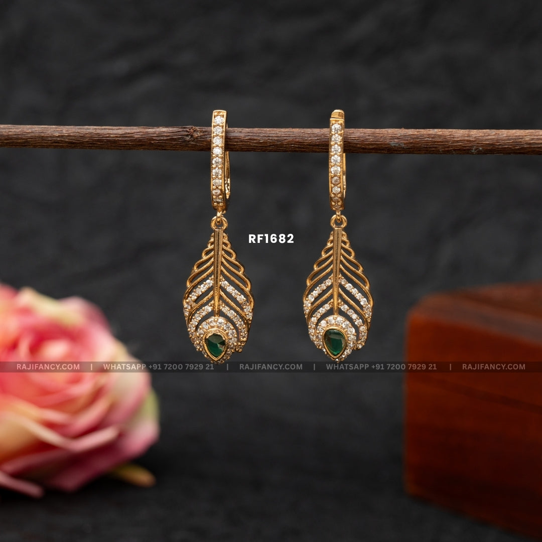Peacock Feather Earring RF1682