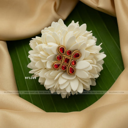 Kolam Red Floral Band