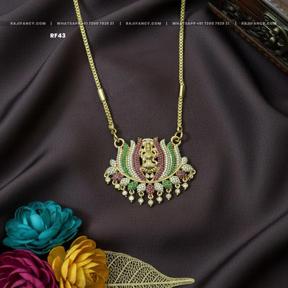 Lakshmi Devi Stone Chain