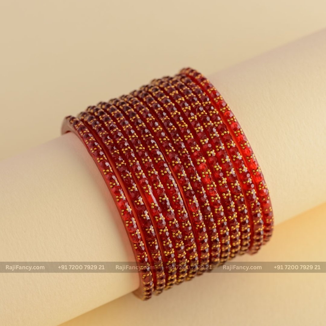 Red Glass Bangle