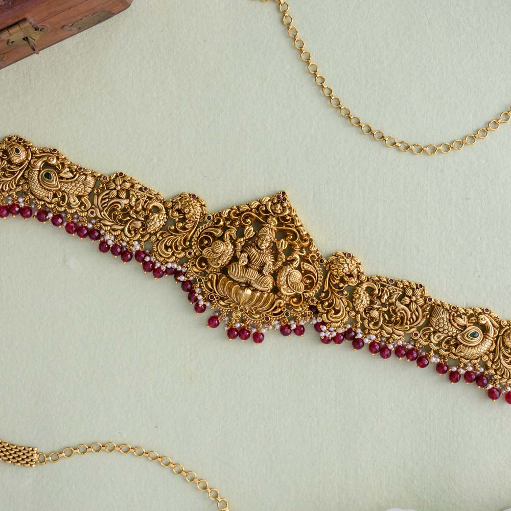 Red Lakshmi Chain