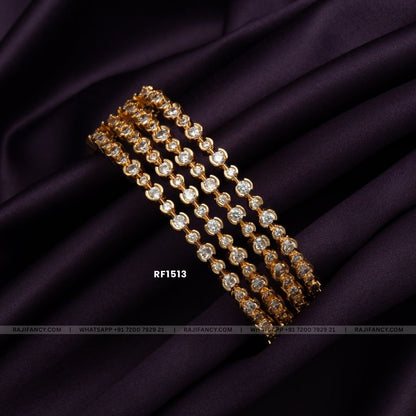 Rhea White Bangle