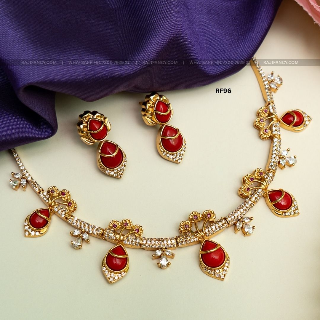 Ruby Teardrop Necklace