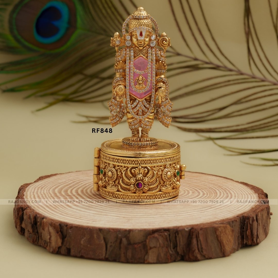 Venkateshwara Pink Kumkum Box