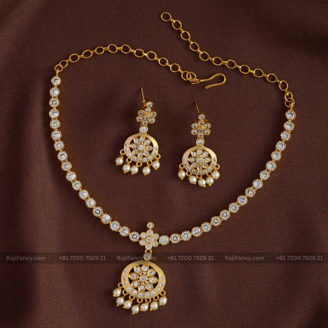 White Beaded Attigai