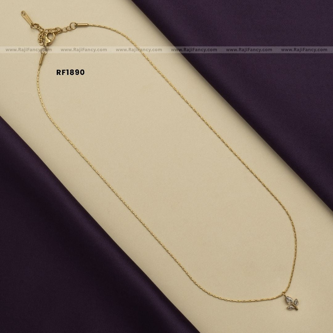 White Leaf Chain RF1890