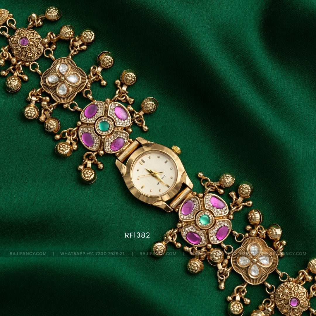 Antique Watch - Gold Petal