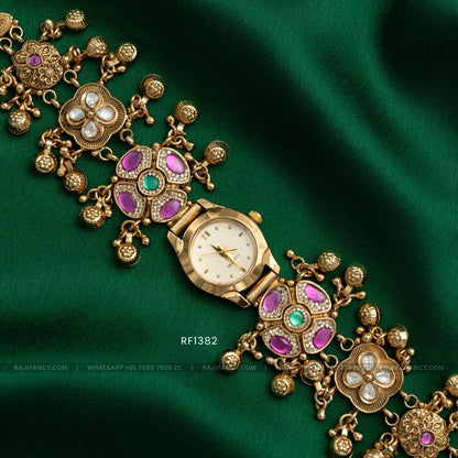 Antique Watch - Gold Petal