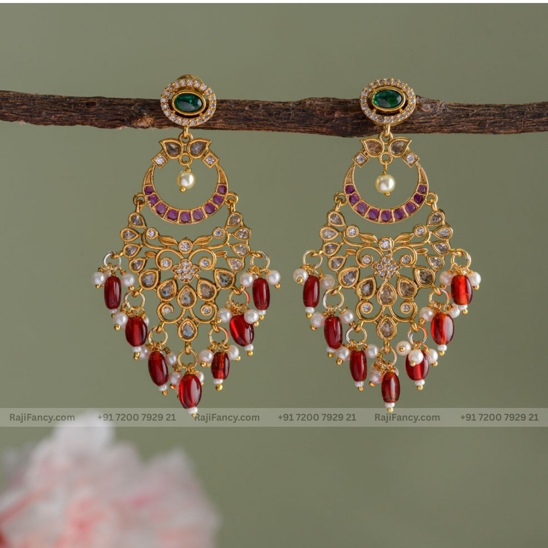 Chandbali Red